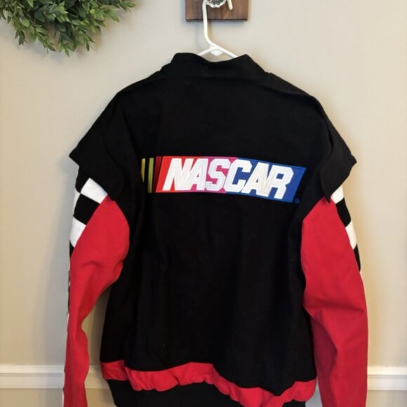 Vintage NEW Chase Authentics Nascar Jacket Size XXL Checkered Flag Winston Cup - Picture 3 of 6